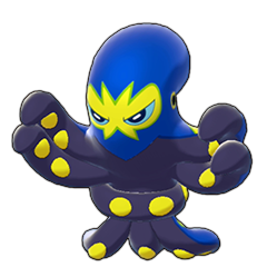 Sprite of Grapploct in Pokémon Sword/Shield