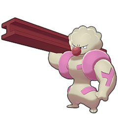 Sprite of Gurdurr in Pokémon Sword/Shield