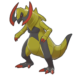 Sprite of Haxorus in Pokémon Sword/Shield