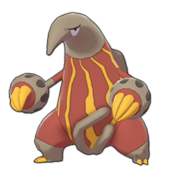 Sprite of Heatmor in Pokémon Sword/Shield