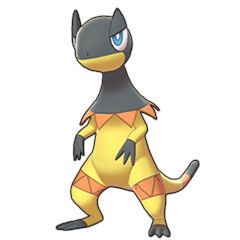 Sprite of Heliolisk in Pokémon Sword/Shield