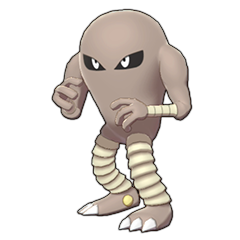 Sprite of Hitmonlee in Pokémon Sword/Shield