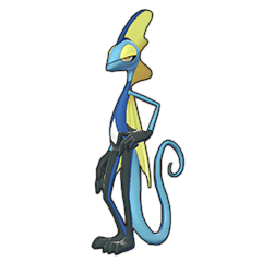 Sprite of Inteleon in Pokémon Sword/Shield