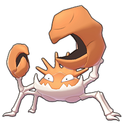 Sprite of Kingler in Pokémon Sword/Shield