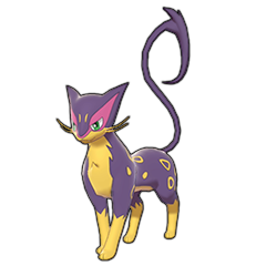 Sprite of Liepard in Pokémon Sword/Shield