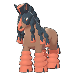 Sprite of Mudsdale in Pokémon Sword/Shield