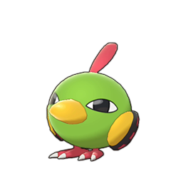 Sprite of Natu in Pokémon Sword/Shield