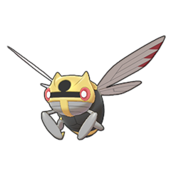 Sprite of Ninjask in Pokémon Sword/Shield
