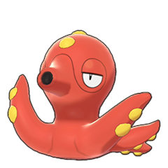 Sprite of Octillery in Pokémon Sword/Shield