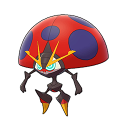 Sprite of Orbeetle in Pokémon Sword/Shield