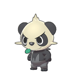 Sprite of Pancham in Pokémon Sword/Shield