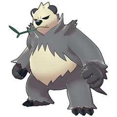 Sprite of Pangoro in Pokémon Sword/Shield