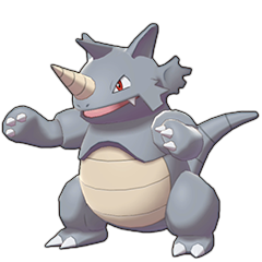 Sprite of Rhydon in Pokémon Sword/Shield