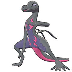 Sprite of Salazzle in Pokémon Sword/Shield