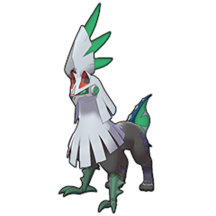 Sprite of Silvally (Grass) in Pokémon Sword/Shield