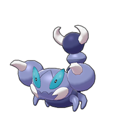 Sprite of Skorupi in Pokémon Sword/Shield