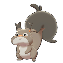 Sprite of Skwovet in Pokémon Sword/Shield