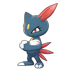 Sprite of Sneasel in Pokémon Sword/Shield