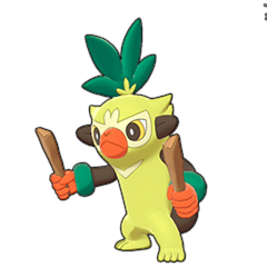 Sprite of Thwackey in Pokémon Sword/Shield