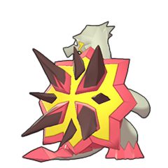 Sprite of Turtonator in Pokémon Sword/Shield