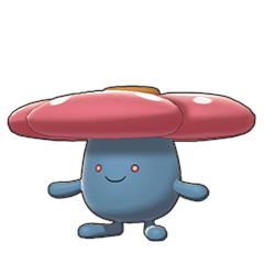 Sprite of Vileplume in Pokémon Sword/Shield
