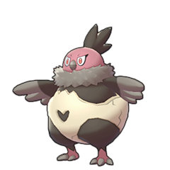 Sprite of Vullaby in Pokémon Sword/Shield