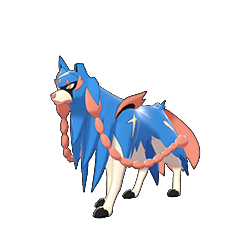 Sprite of Zacian in Pokémon Sword/Shield
