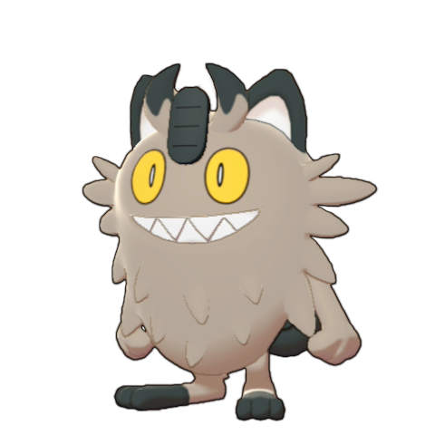 Galarian Meowth • Sword & Shield Pokédex • Marriland.com