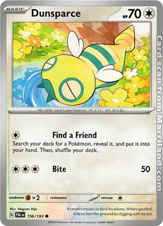 Scan of Dunsparce