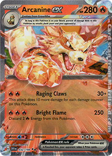 Scan of Arcanine ex