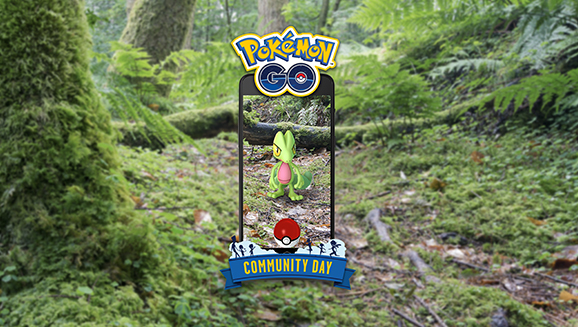 Treecko in Pokémon GO for Community Day