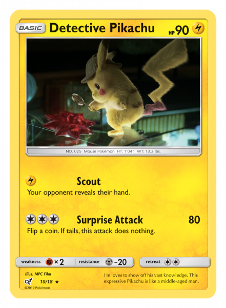New Pokmon Detective Pikachu TCG Cards Revealed  Marriland.com