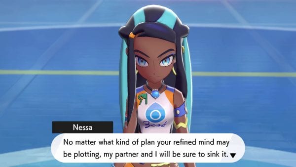 Nessa saying: No matter what kind of plan your refined mind may be plotting, my partner and I will be sure to sink it.