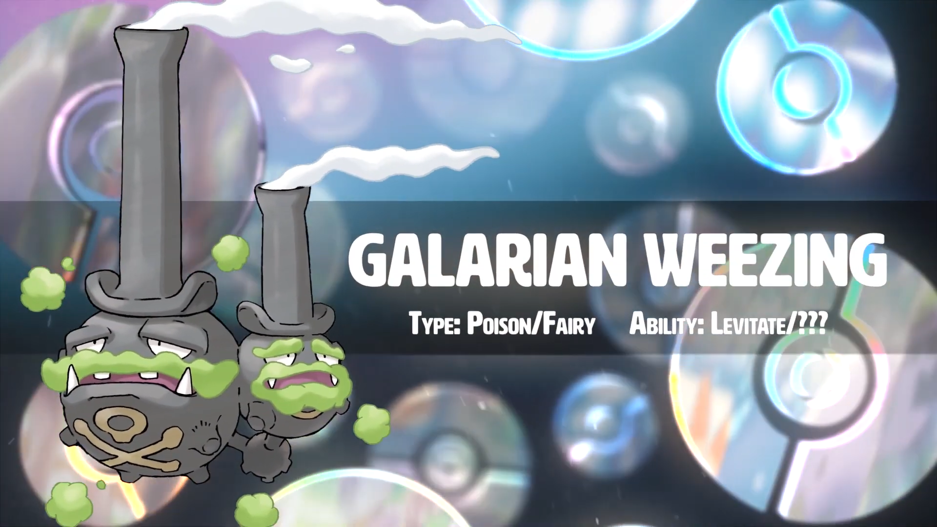 Galarian Weezing • Pokémon Sword & Shield • Marriland.com