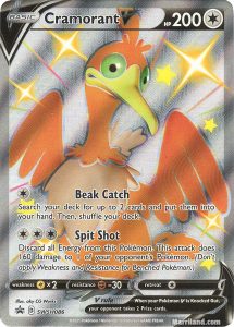 Shiny Cramorant V card