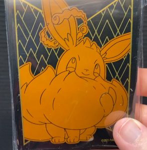 Gigantamax Eevee sleeves for Pokémon TCG cards