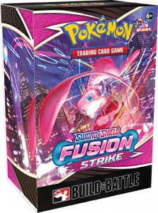 Fusion Strike Build & Battle Box with Mew on it