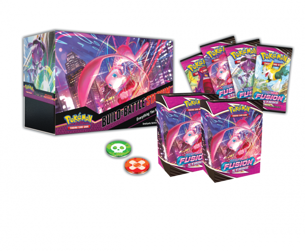 Contents of the Build & Battle Stadium. Has two Build & Battle Boxes, four packs, and more