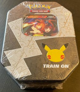 Lance's Charizard V except in a Tin