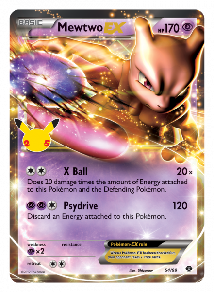 Mewtwo-EX with Stamp