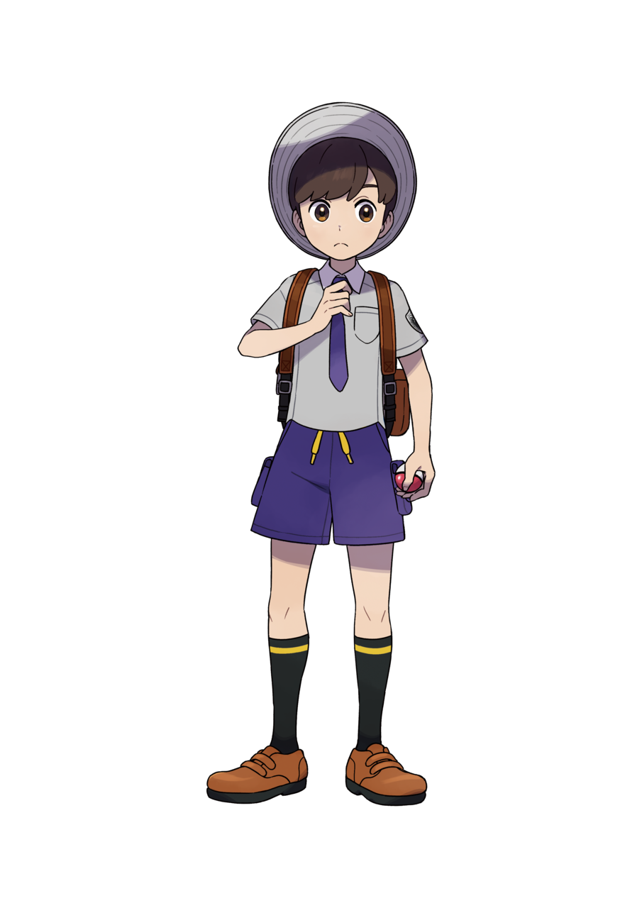 Pokémon Violet Trainers - (Transparent PNG)