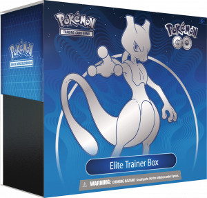 Elite Trainer Box with Mewtwo on it