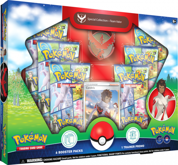 TCG Special Collection—Team Valor with Candela full art promo card