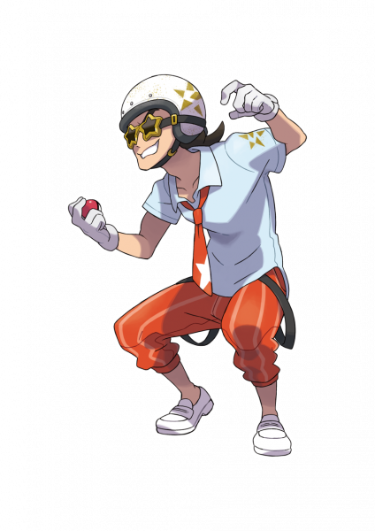 Official artwork of a male Team Star Grunt