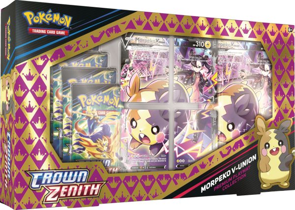 Morpeko V-UNION cards and an oversized card version of it