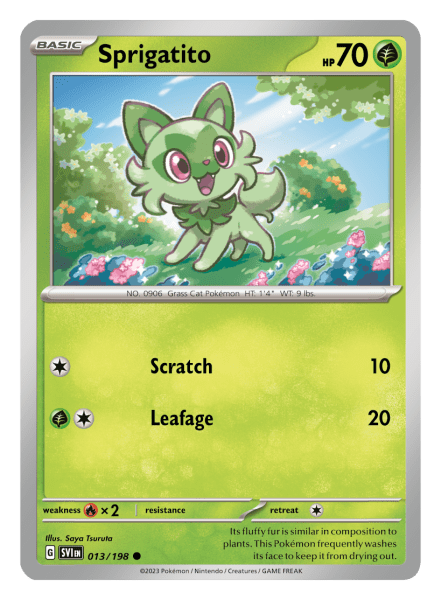 Card of Sprigatito