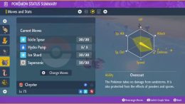 The status screen showing Defense Effort Values fully maxed out