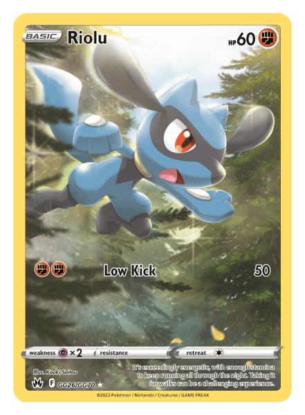 Riolu TCG card