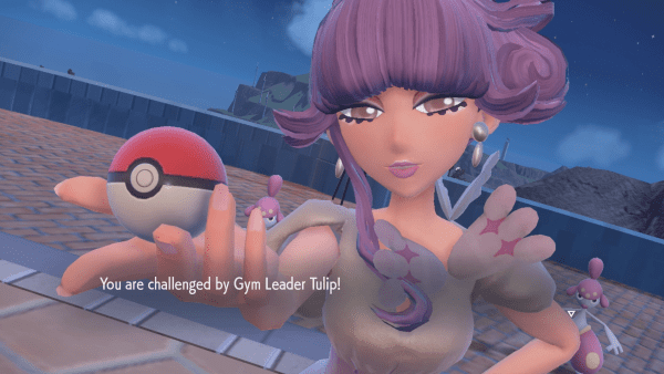 You are challenged by Gym Leader Tulip!
