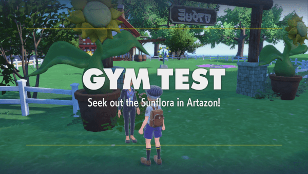GYM TEST Seek out the Sunflora in Artazon!